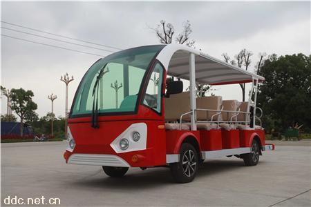  14座带门全封闭观光车